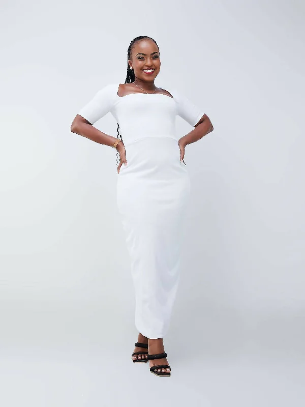 Da'joy Fashions Hera Maxi Dress - White