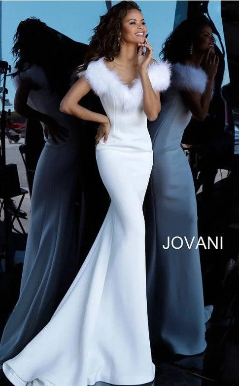 Must-Have Deals Inside!Jovani 63884 Long Formal Off Shoulder Evening Dress