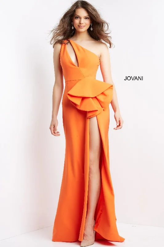 Best Price of the Season!Jovani 06756 Prom One Shoulder Long Formal Gown