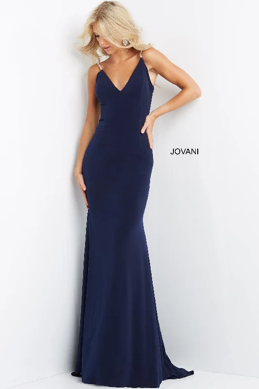 Find Your Perfect Deal Today!Jovani 07297 Spaghetti Strap Long Formal Gown
