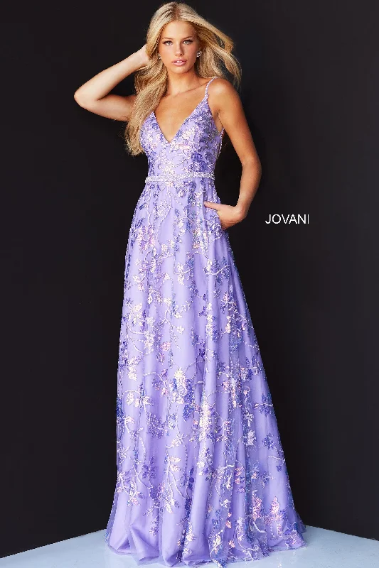 Your Discount is Waiting!Jovani 06814 Prom Spaghetti Strap Long Formal Gown