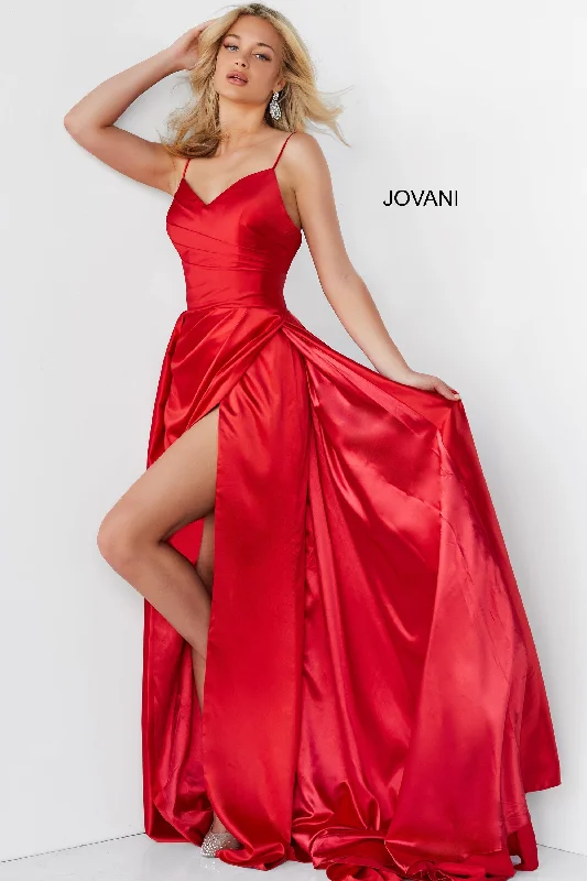 Score Big Savings Today!Jovani 07800 Formal Spaghetti Strap Long Prom Gown