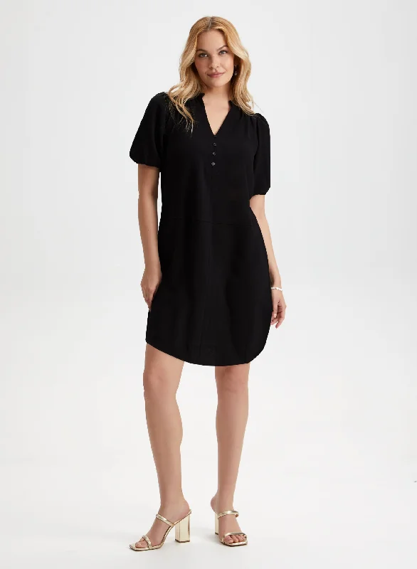 Exclusive Offers You’ll Love!Short Puffed Sleeve Dress