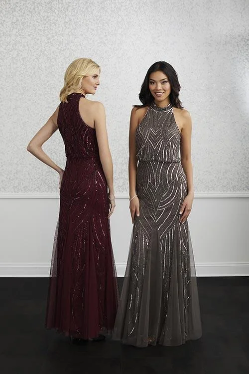 Save Up to 50% Off!Adrianna Papell Platinum Bridesmaid Dress 40224