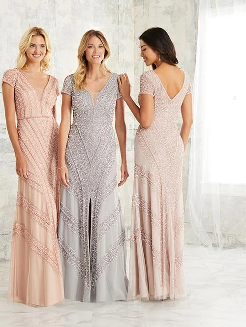 Today Only – Don’t Miss It!Adrianna Papell Platinum Bridesmaid Dress 40261