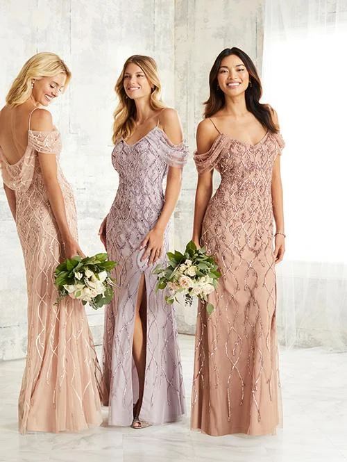 The Best Offers Are Here!Adrianna Papell Platinum Bridesmaid Dress 40263