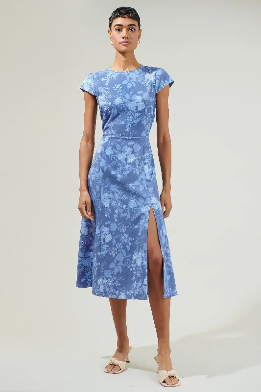 Shop Before It’s Gone!Borage Floral Everbloom Cutout Midi Dress