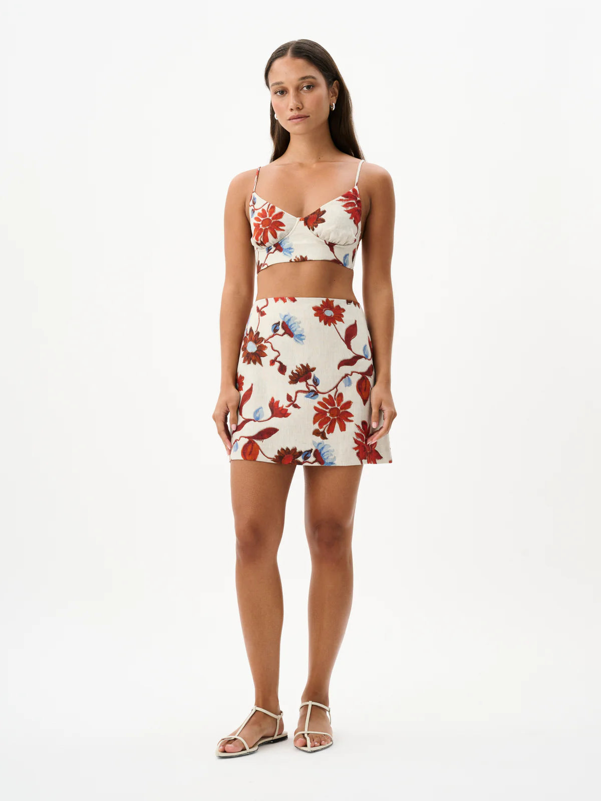 Get the Best for Less!MARCY MINI SKIRT | CACTUS BLOOM