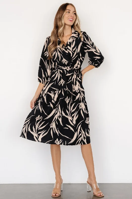 Your Favorite Sale is Back!Riverside Midi Dress | Navy + Taupe